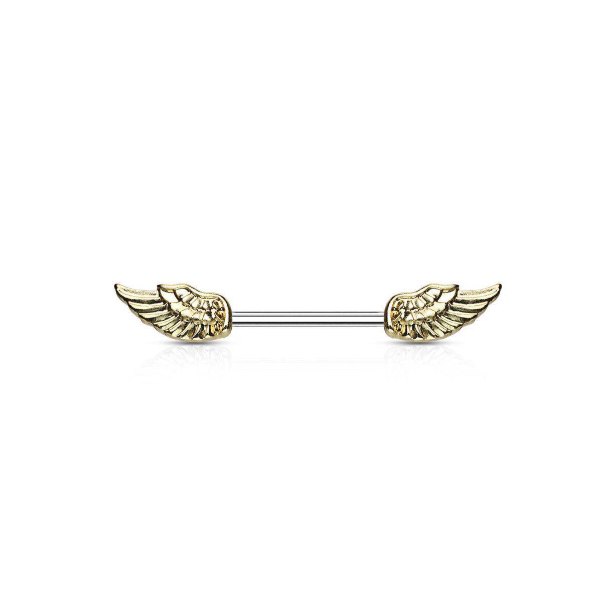 Angel Wings Nipple Barbell - SkinKandy | Body Jewellery & Piercing Online Australia