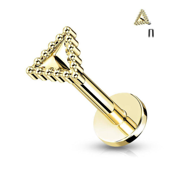 Beaded Edge Triangle Cartilage Labret