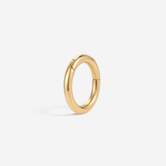 14K Solid Gold Hinged Segment Ring Piercing - SkinKandy | Body Jewellery & Piercing