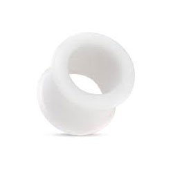 Flexible Silicone Double Flat Flared Tunnel - SkinKandy | Body Jewellery & Piercing Online Australia