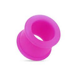 Flexible Silicone Double Flat Flared Tunnel - SkinKandy | Body Jewellery & Piercing Online Australia