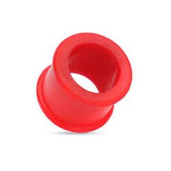 Flexible Silicone Double Flat Flared Tunnel - SkinKandy | Body Jewellery & Piercing Online Australia