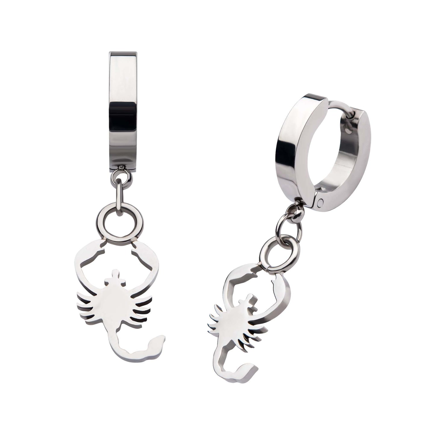 Scorpion Huggie Drop Earrings - SkinKandy | Body Jewellery & Piercing Online Australia