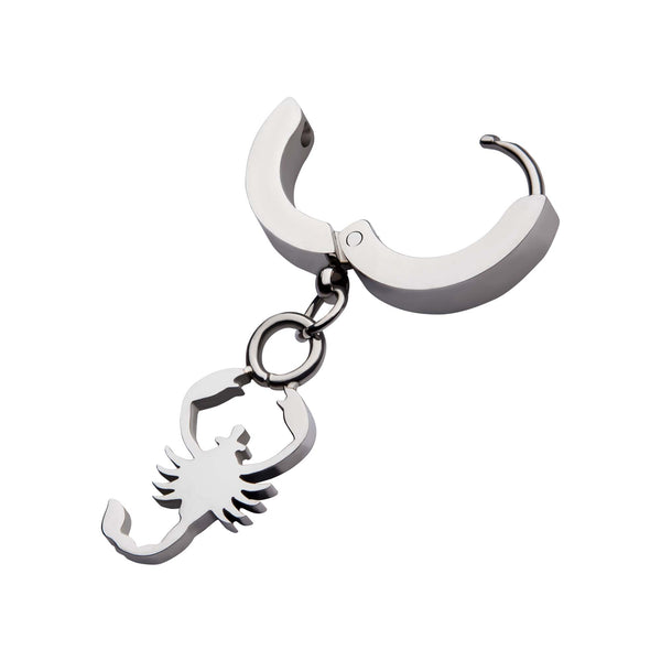 Scorpion Huggie Drop Earrings