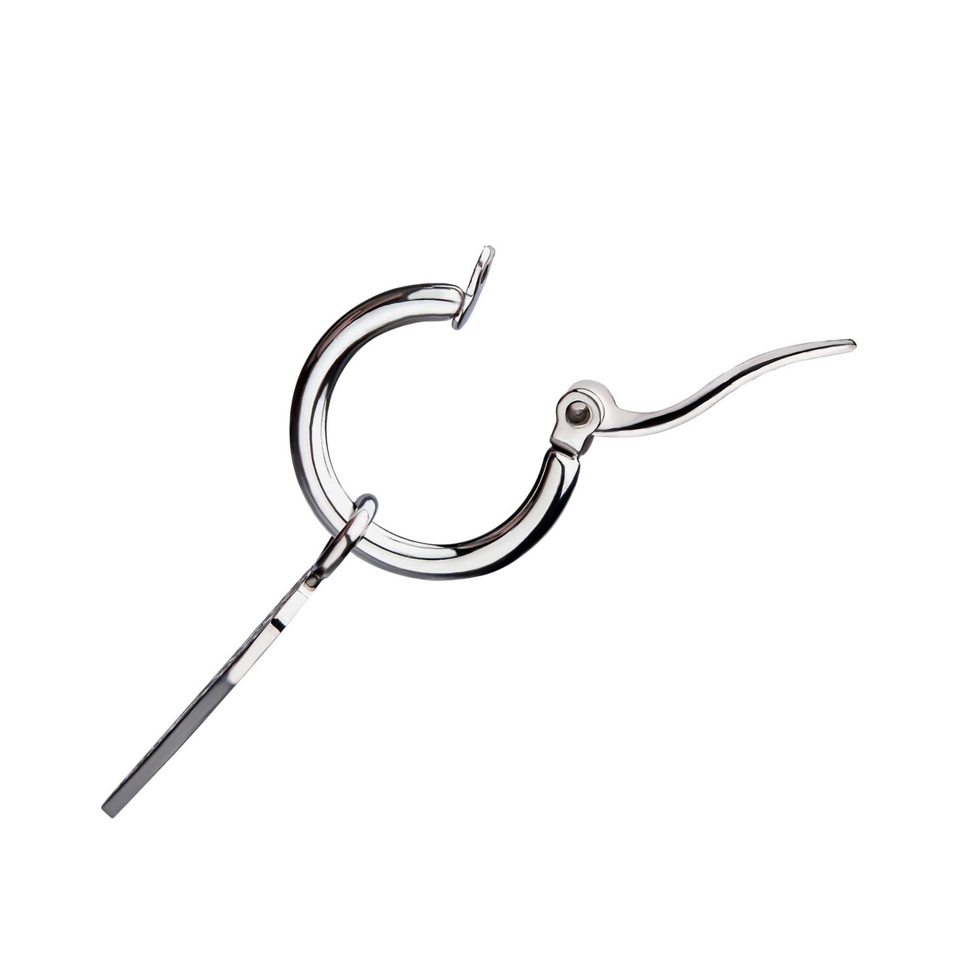 Planchette Hoop Earrings - SkinKandy | Body Jewellery & Piercing Online Australia