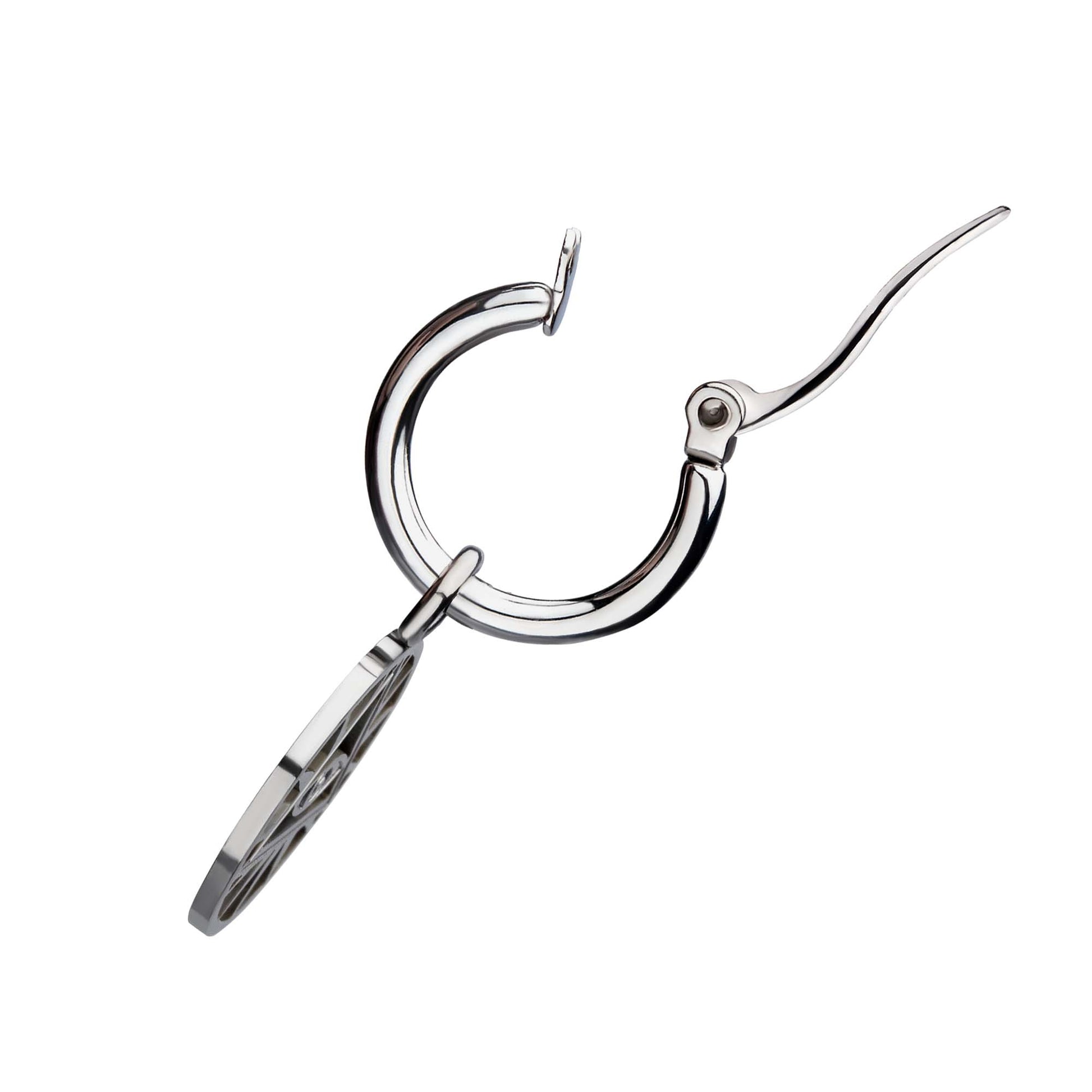 All Seeing Eye Hoop Earrings - SkinKandy | Body Jewellery & Piercing Online Australia