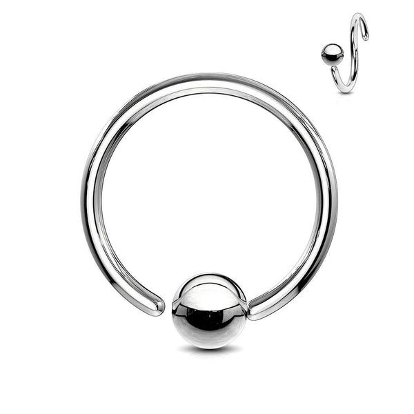 Fixed Side Ball Steel Ball Closure Ring - 6mm