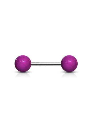 Image for Steel Barbell withAcrylic Coloured Ball Ends Collections