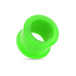 Flexible Silicone Double Flat Flared Tunnel - SkinKandy | Body Jewellery & Piercing Online Australia