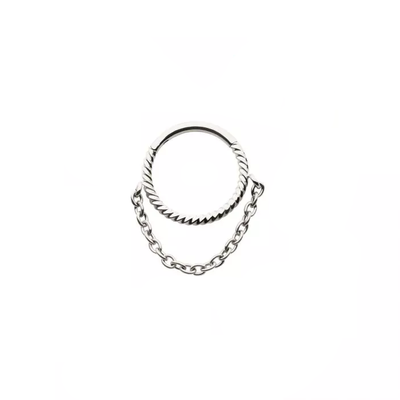Twisted Chain Septum Ring