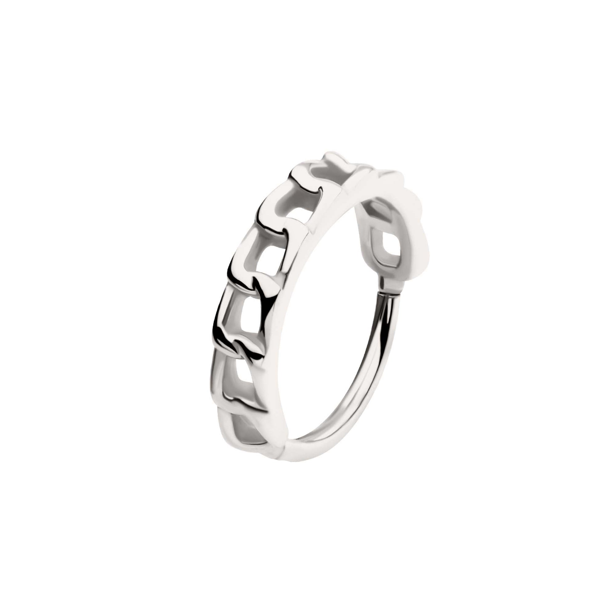 Chain Link Segment Ring - SkinKandy | Body Jewellery & Piercing Online Australia