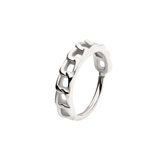 Chain Link Segment Ring - SkinKandy | Body Jewellery & Piercing Online Australia