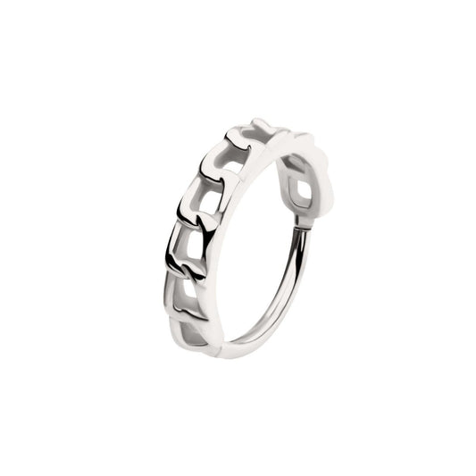 Chain Link Segment Ring - SkinKandy | Body Jewellery & Piercing Online Australia
