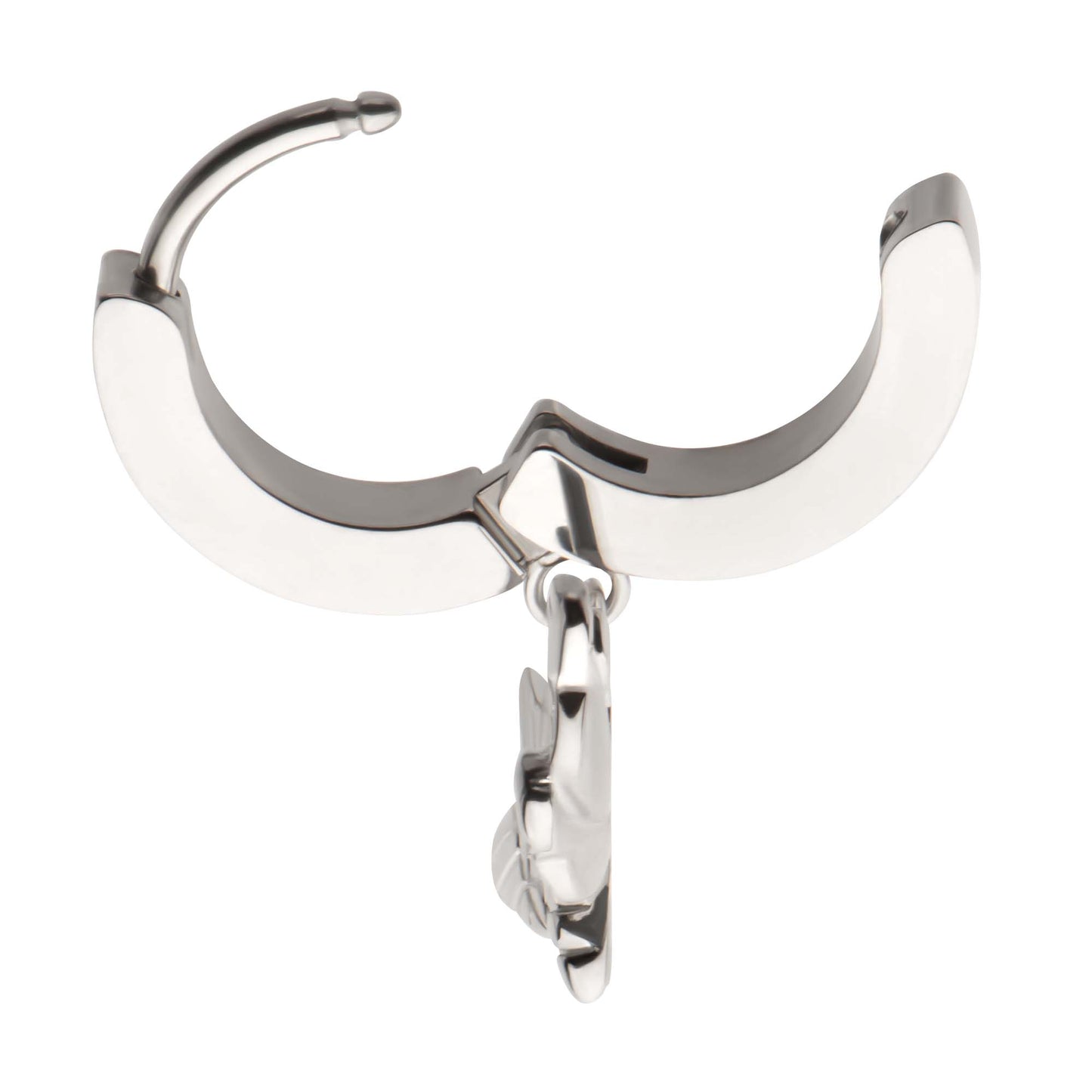 Butterfly Moth Huggie Drop Earrings - SkinKandy | Body Jewellery & Piercing Online Australia