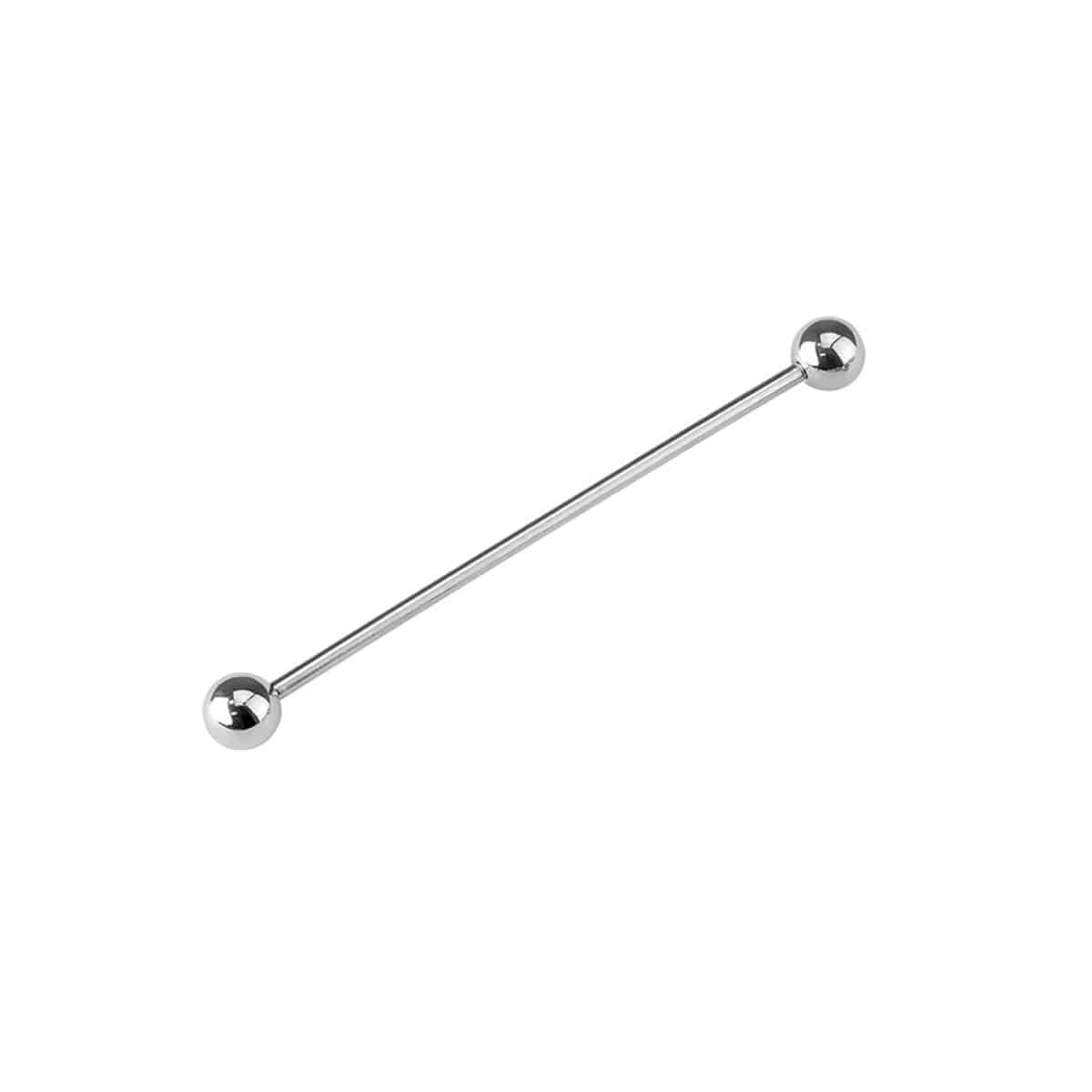 Steel Externally Threaded Barbell - 14 Gauge 38mm