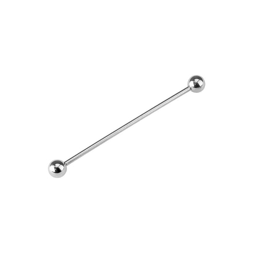 Steel Externally Threaded Barbell - 14 Gauge 38mm