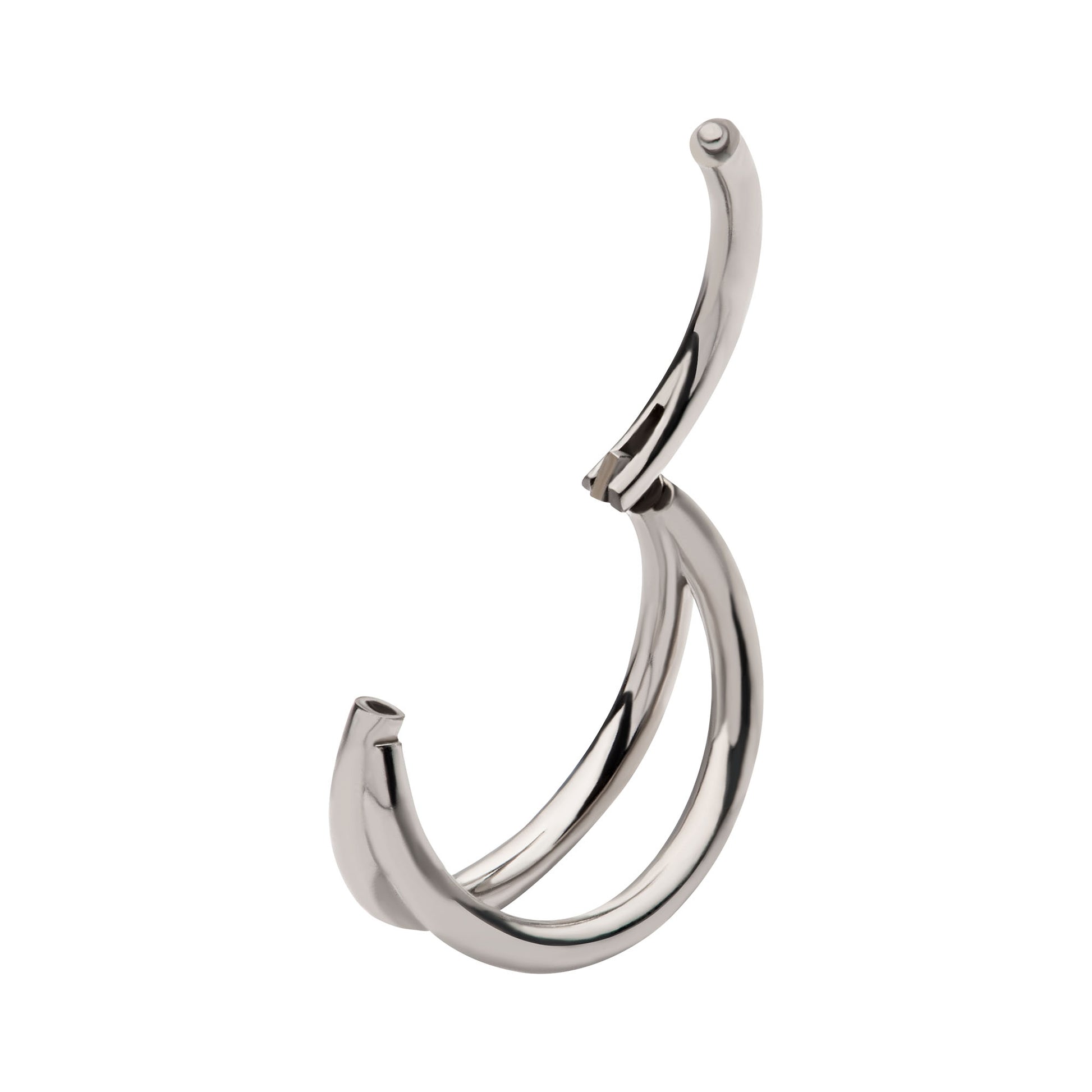 Titanium Double Hoop Nose Ring - SkinKandy | Body Jewellery & Piercing Online Australia