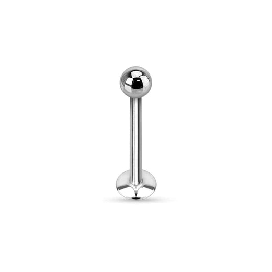 Titanium Labret Stud Externally Threaded