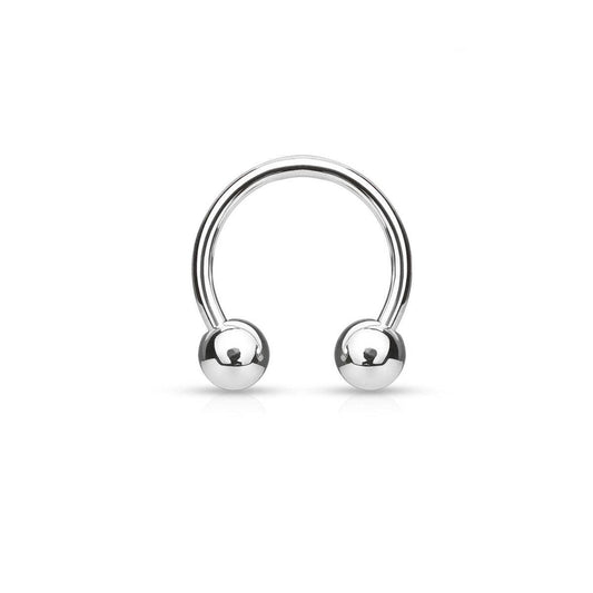 Titanium Externally Threaded Horseshoe - 10mm