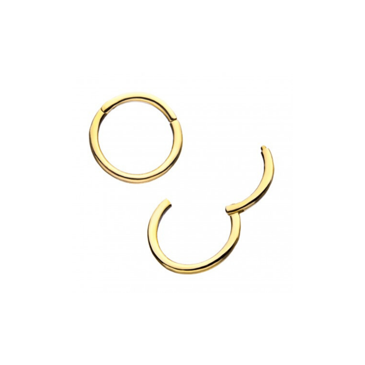 14K Solid Gold Hinged Segment Ring - SkinKandy | Body Jewellery & Piercing Online Australia