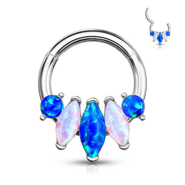 5 Opal Hinged Segment Ring