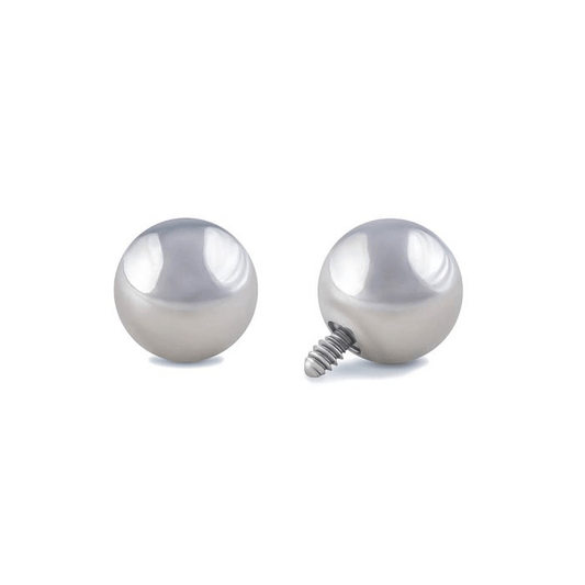 Internally Threaded Titanium Ball Top - SkinKandy | Body Jewellery & Piercing Online Australia