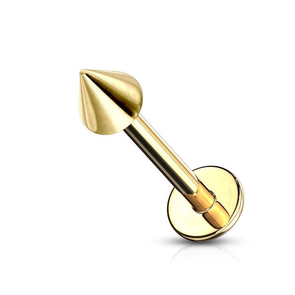 Gold Plated Over Steel Labret