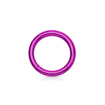 Purple PVD Over Steel Hinged Segment Ring