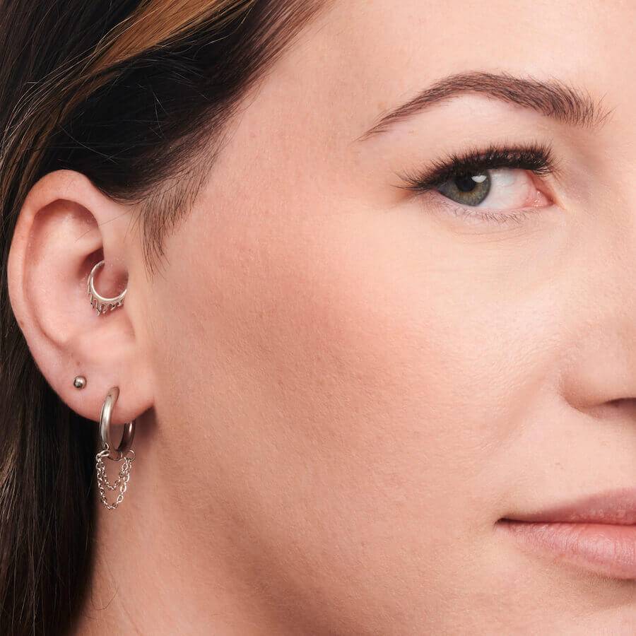 Ball Top Titanium Stud Earrings - Pair - SkinKandy | Body Jewellery & Piercing Online Australia