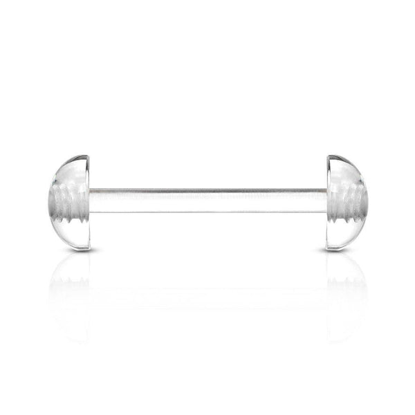 Acrylic Flexible Barbell with Half Ball