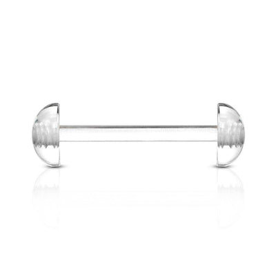 Acrylic Flexible Barbell with Half Ball