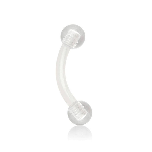 Acrylic Flexible Curved Eyebrow Bar