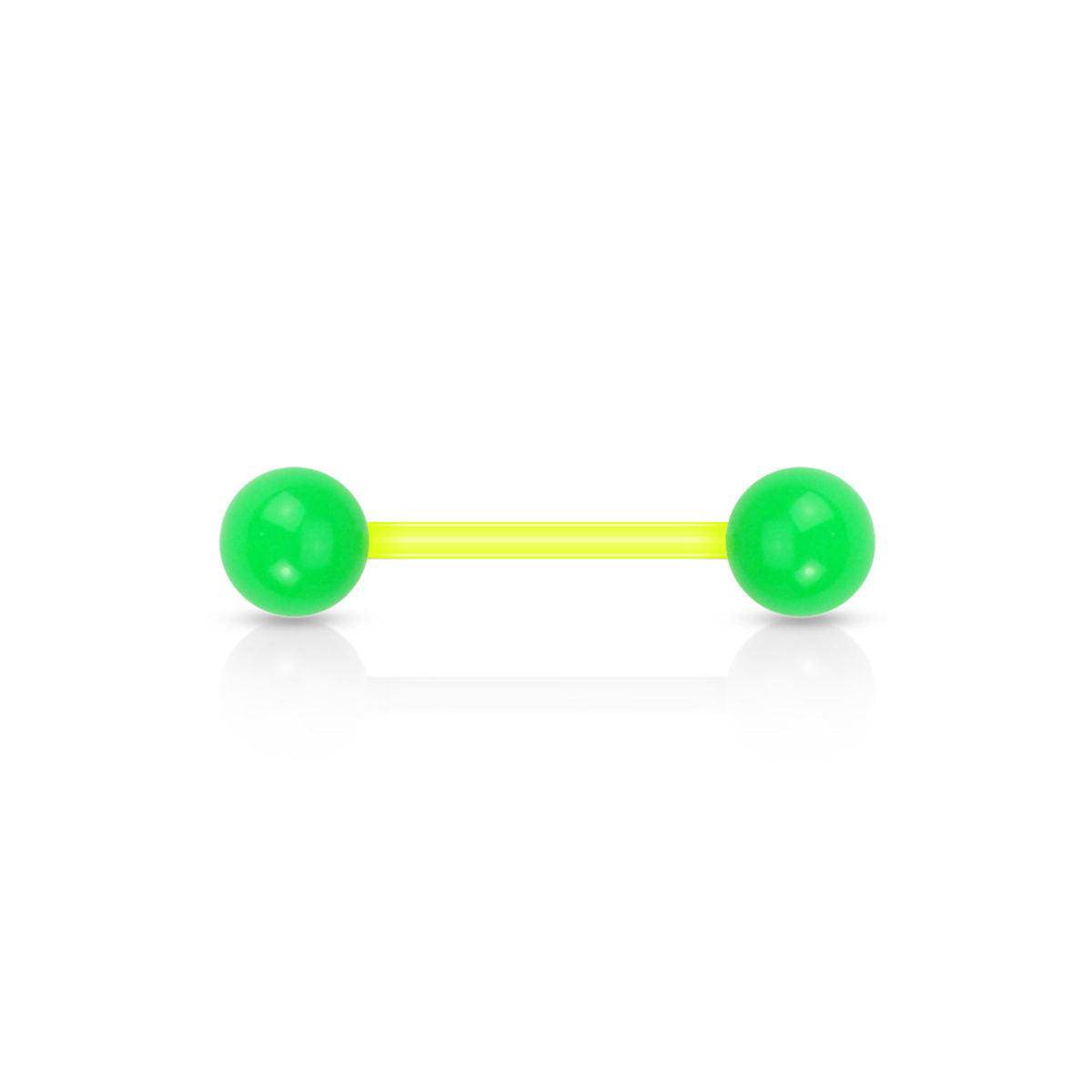 Acrylic Flexible Solid Ball Barbell - SkinKandy | Body Jewellery & Piercing Online Australia