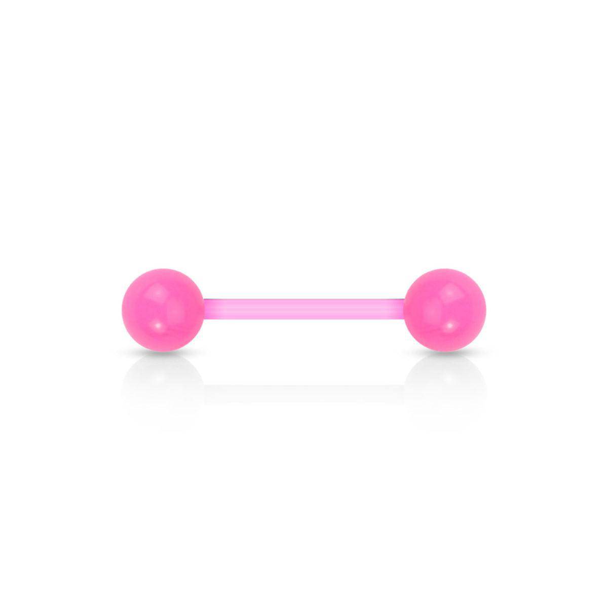 Acrylic Flexible Solid Ball Barbell - SkinKandy | Body Jewellery & Piercing Online Australia