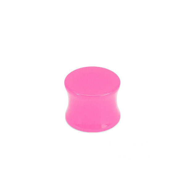 Acrylic Solid Colour Saddle Plug