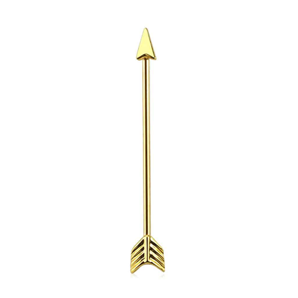 Arrow Industrial Steel Barbell - SkinKandy | Body Jewellery & Piercing Online Australia