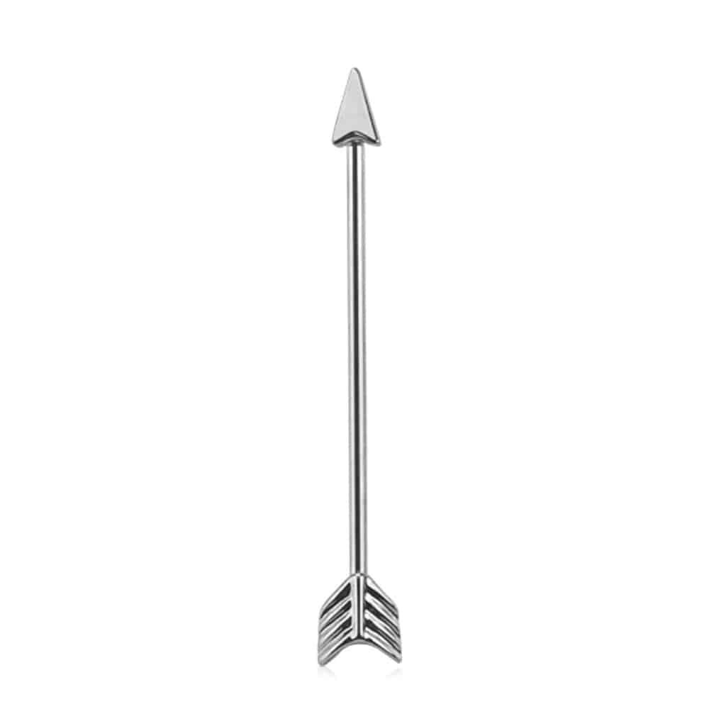 Arrow Industrial Steel Barbell - SkinKandy | Body Jewellery & Piercing Online Australia