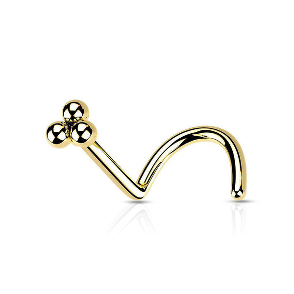 Trinity Ball Cluster Steel Nose Twist