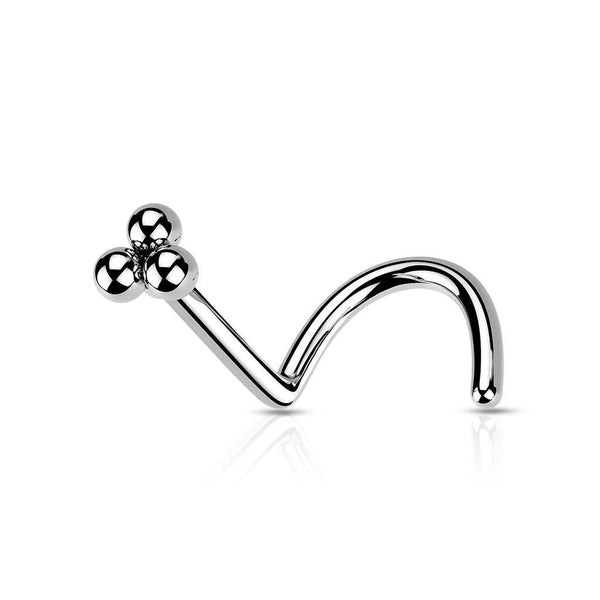 Trinity Ball Cluster Steel Nose Twist