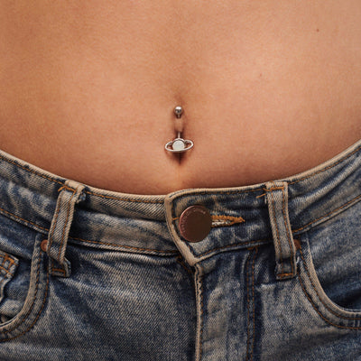 Saturn Planet Belly Ring