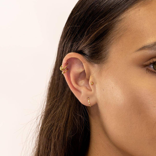 Snake Helix Earring for Cartilage