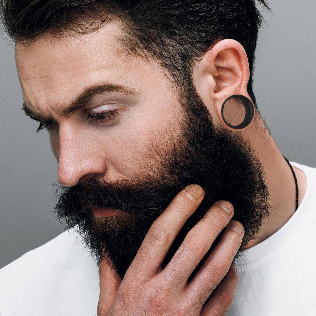 Double Flared Silicone Saddle Ear Skin Tunnel - SkinKandy | Body Jewellery & Piercing Online Australia