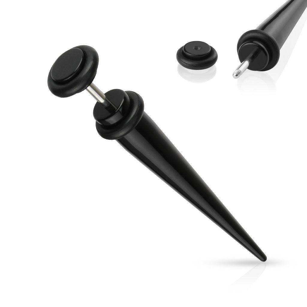 Fake Acrylic Tapers - Pair - SkinKandy | Body Jewellery & Piercing Online Australia