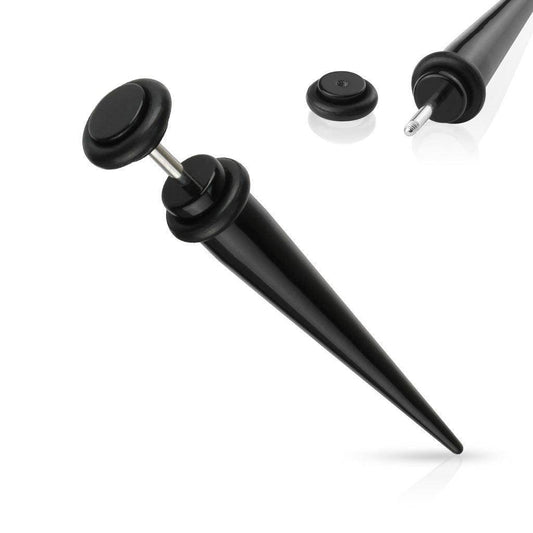 Fake Acrylic Tapers - Pair - SkinKandy | Body Jewellery & Piercing Online Australia