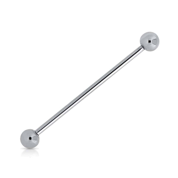 Titanium industrial Barbell Internally Threaded Piercing