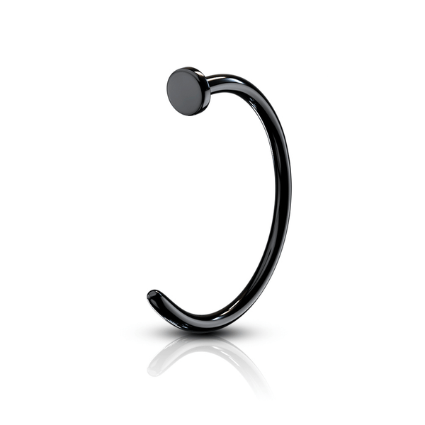 Nose Hoop Ring Titanium IP over Steel