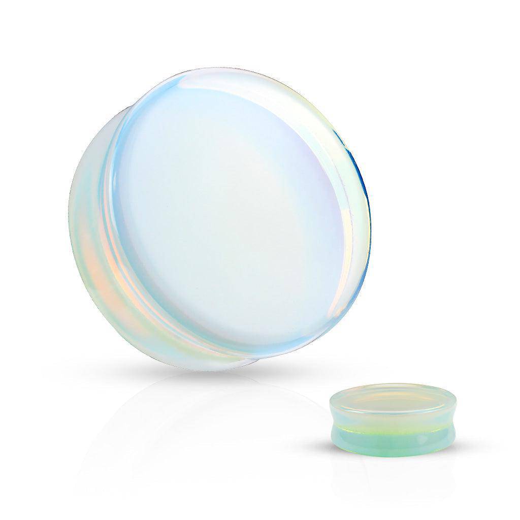 Opalite Stone Saddle Fit Plug