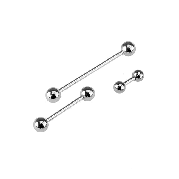 316L Surgical Steel Straight Barbell Piercing