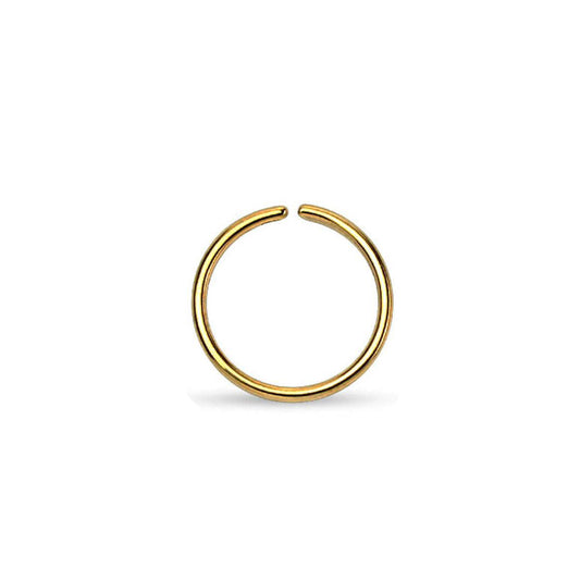 Titanium Anodized over Steel Bendable Hoop Ring - SkinKandy | Body Jewellery & Piercing Online Australia