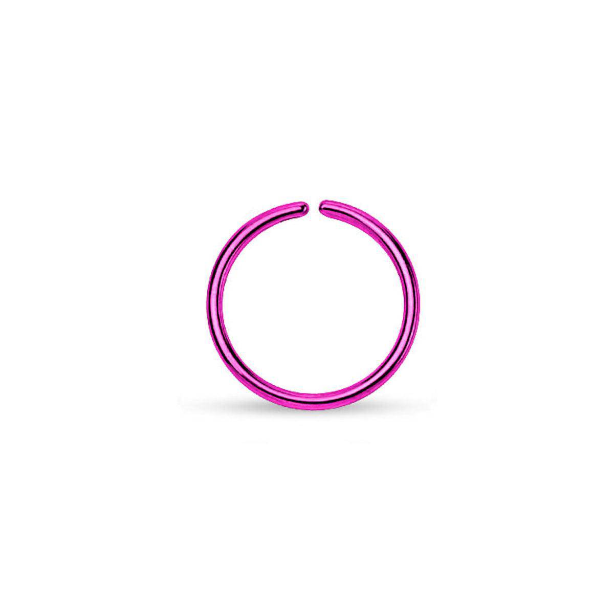 Titanium Anodized over Steel Bendable Hoop Ring - SkinKandy | Body Jewellery & Piercing Online Australia